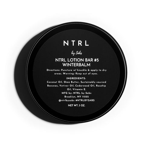3 oz. NTRL Lotion Bar #5 Winterbalm